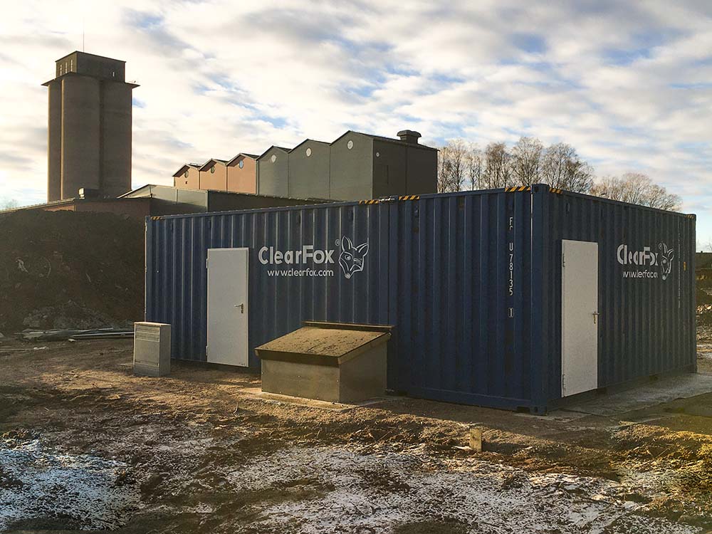 ClearFox portable wastewater treatment plant