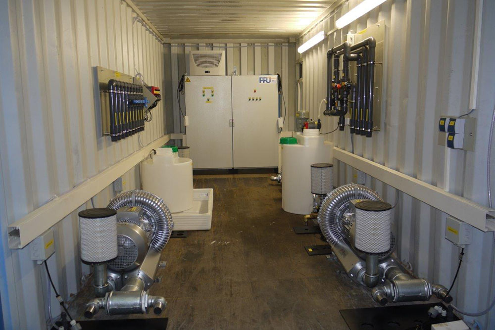 ClearFox® containerised wastewater treatment plant for a dairy