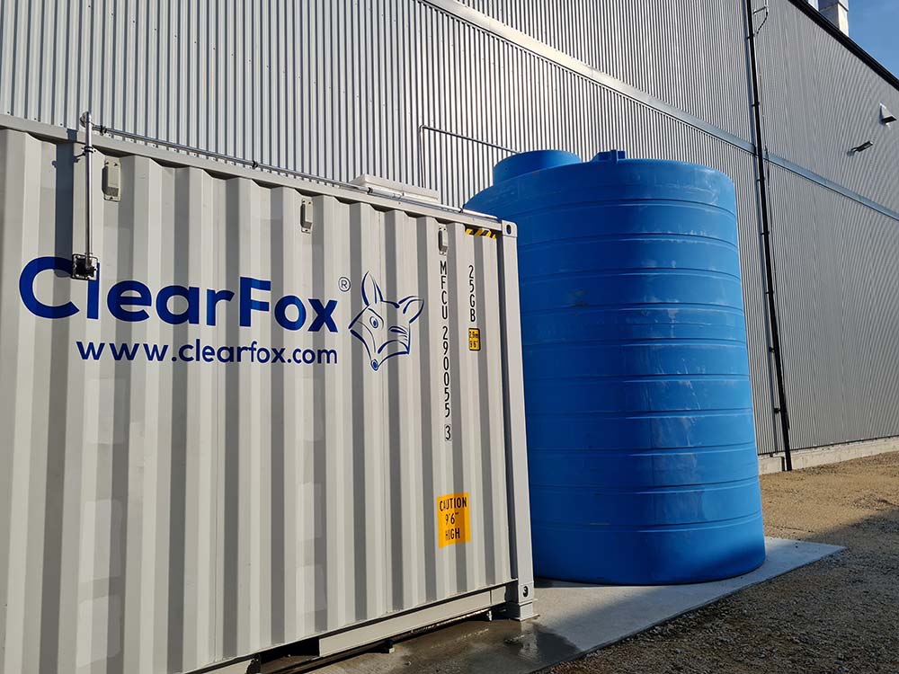 ClearFox wastewater treatment in wood processing